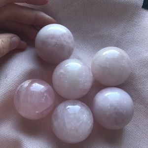 GYPSYSKIN Accents - Rose Quartz Sphere ❤️ For Manifesting Gypsy Love GYPSYSKIN Accents - Rose Quartz Sphere ❤️ For Manifesting Gypsy Love